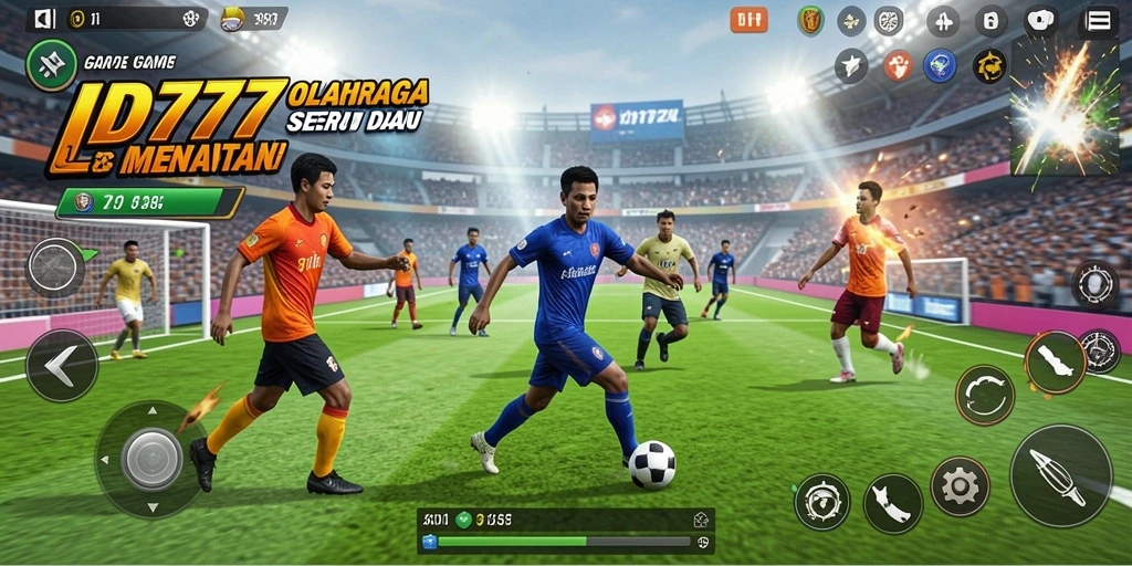 Gameplay aktif dan seru dalam ID777 yang menampilkan cabang olahraga favorit.