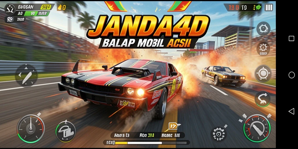 Gameplay mendebarkan dalam balapan JANDA4D.