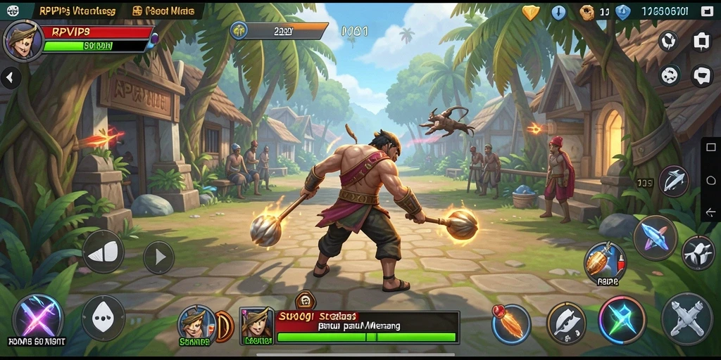 Tampilan gameplay RPVIP8 yang dinamis dan strategi mendalam.